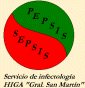 Servicio de Infectolog�a HIGA "San Mart�n" (logo realizado por Luc�a Esposto)